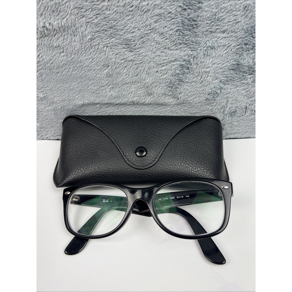 Ray-Ban Eyeglasses Frames RB 5184 2000 52-18 145 Polished Black New Wayfarer - Picture 1 of 14